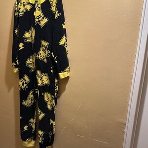 Pokemon  Pikachu Pajamas - Black and Yellow